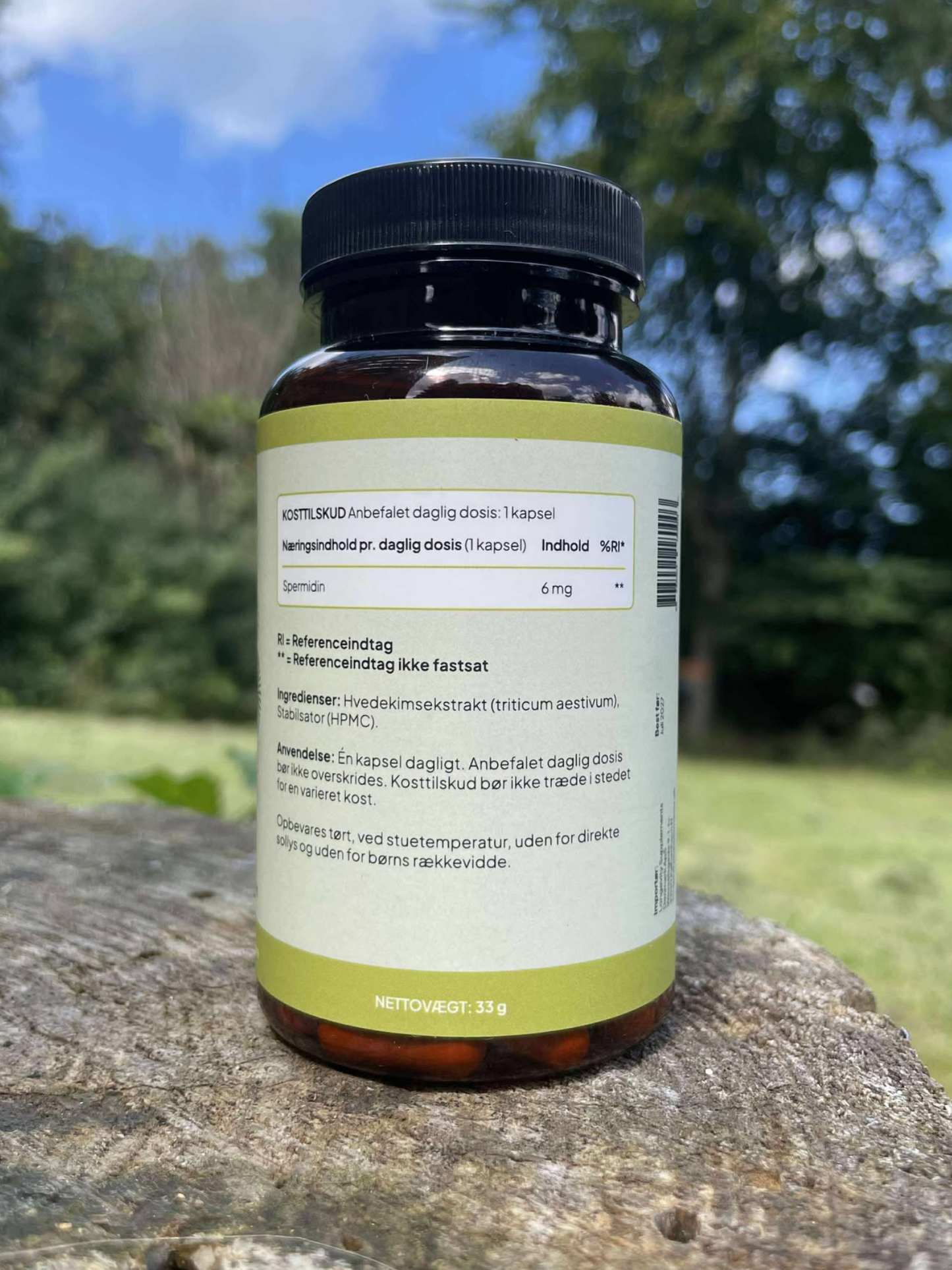 Spermidin 6 mg - 60 kapsler